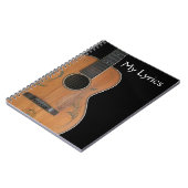 Carnet antique de guitare acoustique (Côté gauche)