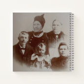 Carnet Antique Family Collage Photo B&W Image Sketchbook (Dos)
