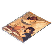 Carnet Antique française au chocolat (Côté gauche)