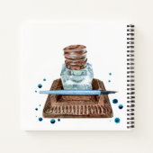 Carnet Antique Inkwell Spiral Notebook (Dos)
