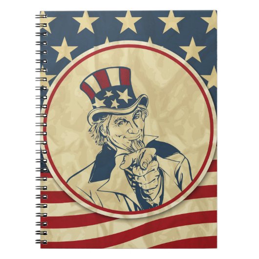 Carnet antique oncle sam (Devant)