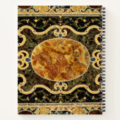 Carnet Antique Ornementale Italien Motif en pierre (Dos)