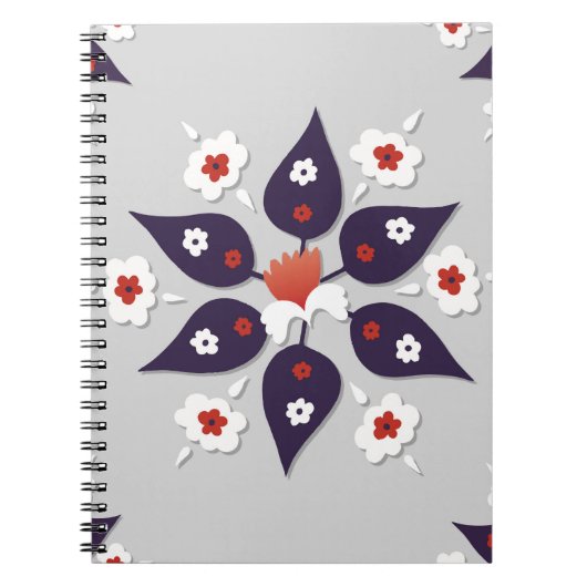 Carnet Antique ottoman turc design, abstraite (Devant)