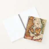 Carnet Antique vieille carte inspirée (10) (Intérieur)