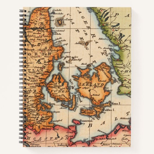 Carnet Antique vieille carte inspirée (10) (Devant)