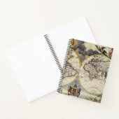 Carnet Antique vieille carte inspirée (4) (Intérieur)