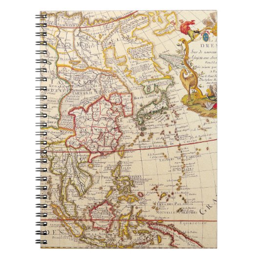 Carnet Antique vieille carte inspirée (6) (Devant)