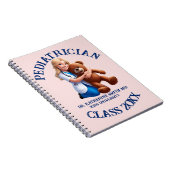 Carnet antistress pediatrician teddy bear kids university (Côté Droit)