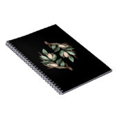 Carnet Antler avec branche verte (Côté Droit)