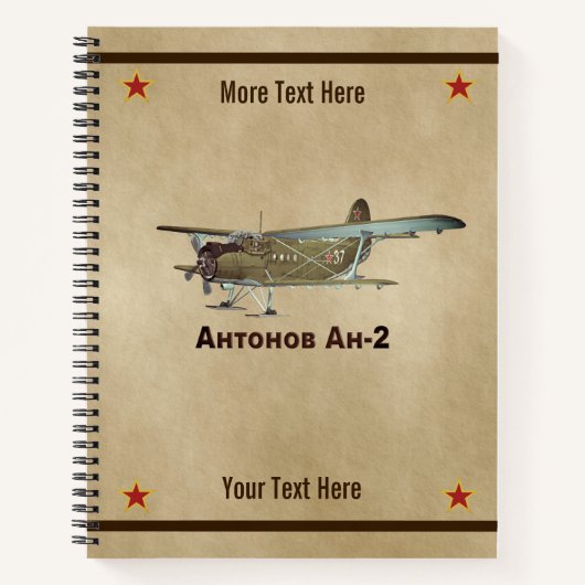 Carnet Antonov An-2 (Devant)