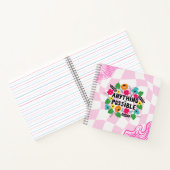 Carnet “Anything is Possible” Floral Motivational (Intérieur)