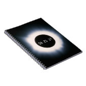 Carnet Août 2017 Total Solar Eclipse in Black and White (Côté Droit)