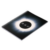 Carnet Août 2017 Total Solar Eclipse in Black and White (Côté gauche)