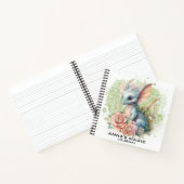 Carnet *~* AP85 Attraction de la loi Dragon photo florale (Intérieur)