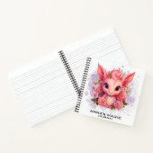 Carnet *~* AP85 Droit Floral Attraction Bébé mignon Drago (Intérieur)