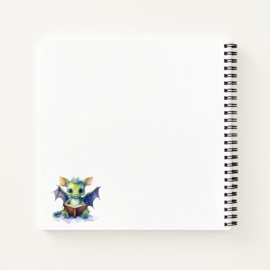 Carnet *~* AP85 Droit Floral Attraction Bébé mignon Drago (Dos)