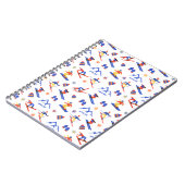 Carnet Apache Nouveau Mexique Motif de snowboard de monta (Côté gauche)