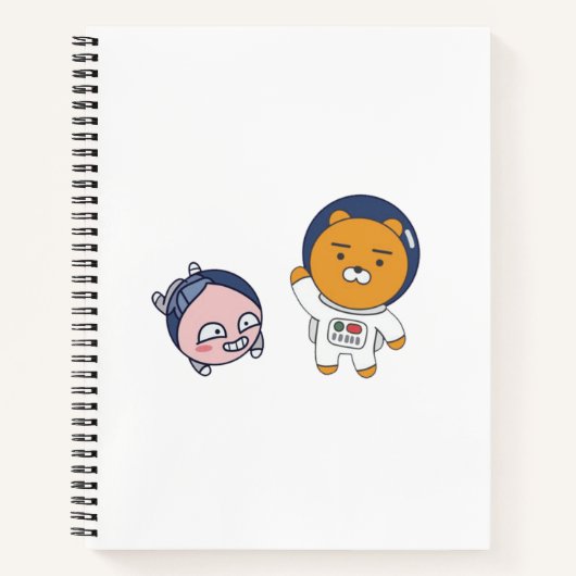 Carnet Apeach et Ryan dans l'espace (Devant)