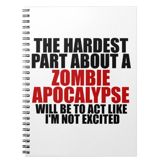 Carnet Apocalypse de zombi (Devant)