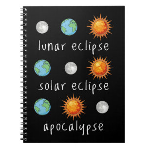 Carnet Apocalypse drôle d'éclipse lunaire solaire