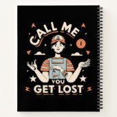 Carnet appelez-moi si vous vous perdez (Dos)