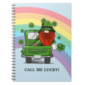 Carnet Appelle-moi Lucky Irish Gnome (Devant)