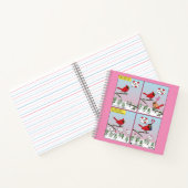 Carnet Appels de accouplement d'oiseaux modernes comique (Intérieur)