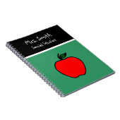 Carnet Apple de l'enseignant customisé (Côté Droit)
