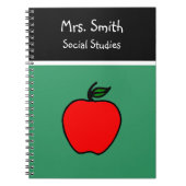 Carnet Apple de l'enseignant customisé (Devant)