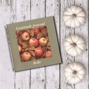 Carnet Apple Harvest Thanksgiving Nom personnalisé Objet