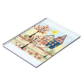 Carnet Applique, maisons, village (Côté gauche)