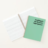 Carnet Appréciation de l'enseignant Cadeau Retro Superpui (Intérieur)