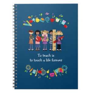 Carnet Appréciation de l'enseignant Cadeau texte personna