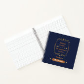 Carnet Appréciation de l'enseignant de la classe d'or (Intérieur)