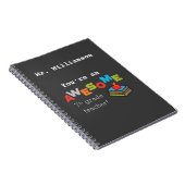 Carnet Appréciation de l'enseignant de la septième année (Côté Droit)
