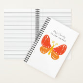 Carnet Appréciation de l'enseignant monogramme moderne (À l'intérieur)