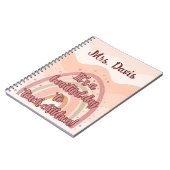 Carnet Appréciation de l'enseignant Personnalisé Boho Rai (Côté gauche)