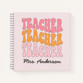 Carnet Appréciation de l'enseignant personnalisée avec le (Devant)