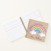 Carnet appréciation du professeur adorable rainure (Intérieur)
