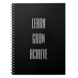 Carnet Apprendre, grandir, atteindre une recette simple p