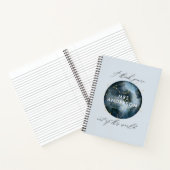 Carnet Apprenti céleste étoile de lune d'aquarelle modern (Intérieur)