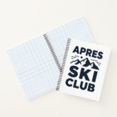Carnet Apres Ski Club Mountain Logo - Custom Mens Winter  (Intérieur)