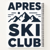 Carnet Apres Ski Club Mountain Logo - Custom Mens Winter  (Dos)