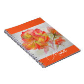 Carnet Apricot Rose orange (Côté Droit)