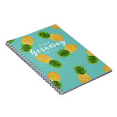 Carnet Aqua ananas (Côté Droit)