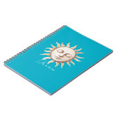 Carnet Aqua Blue Dream Soleil sicilien (Côté gauche)