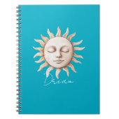 Carnet Aqua Blue Dream Soleil sicilien (Devant)