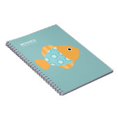Carnet Aqua cool et poisson orange (Côté Droit)