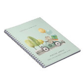 Carnet Aqua Green N'importe quel âge Anniversaire Fête Te (Côté Droit)