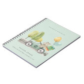 Carnet Aqua Green N'importe quel âge Anniversaire Fête Te (Côté gauche)